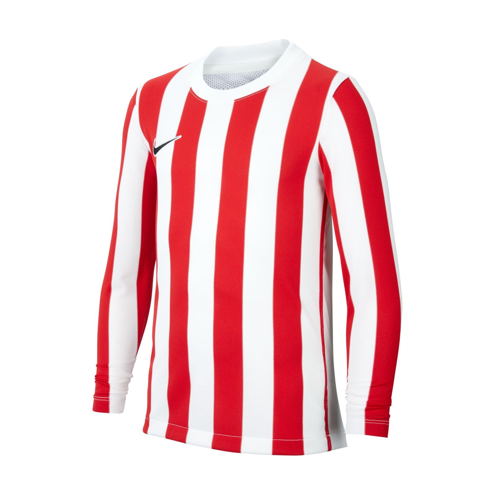 Nike Junior Striped Division Iv Ls Shirt Red