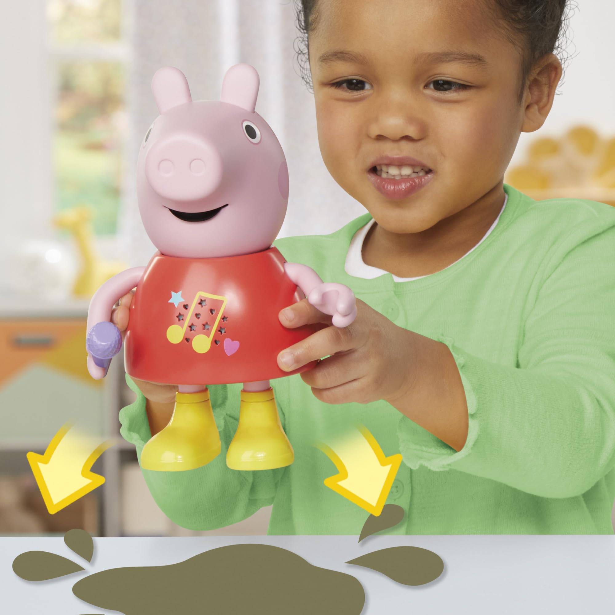 Peppa Pig Plauder- & Singspaß Peppa Puppe, Rosa, 20 cm – Ansicht 4