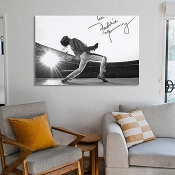 Queenフレディ・マーキュリー ‼️直筆サイン入りポスター‼️値下げ可能‼️ Amazon.co.jp: フレディ・マーキュリー 直筆サイン入り ポスター