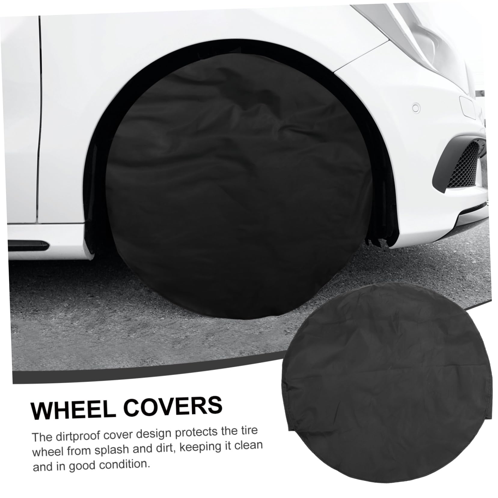 MAGICLULU 2pezzi Copriruota Per Camper Da Protezione Antisporco Per Pneumatici Copertura Cerchione Per Roulotte Camion Suv Accessori Esterni Per Camper