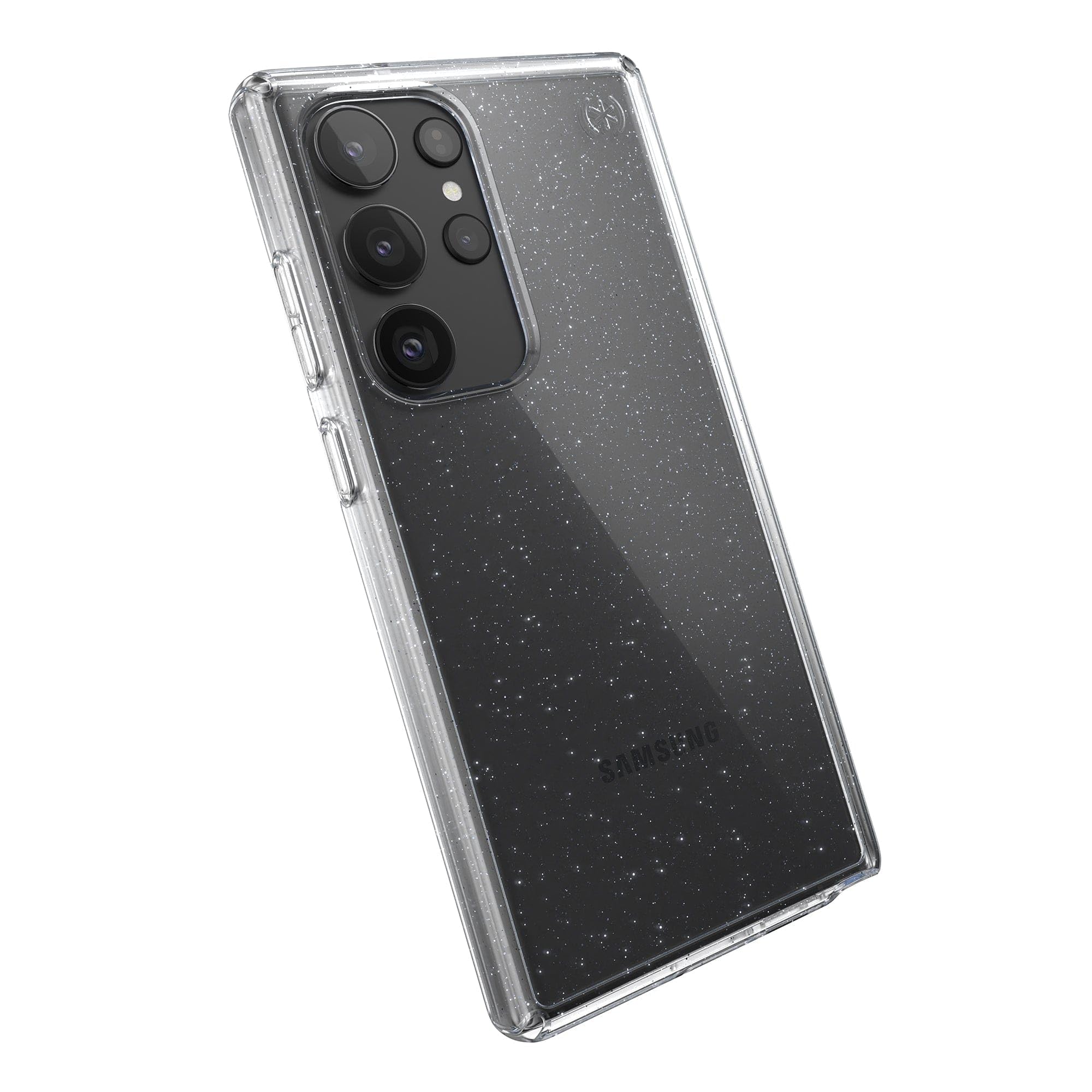 Speck Products Presidio Perfect Clear Glitter Case Fits Samsung Galaxy S23 Ultra, Clear/Clear with Platinum Glitter-image-31