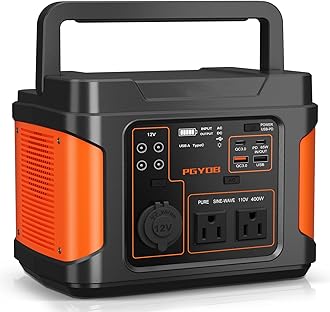 Sponsored Ad - 400W Portable Power Station, 296Wh Outdoor Solar Generator Backup Ternary Battery Pure Sine Wave Power Pack with AC/DC Outlet, PD 65W USB-C Outlet for Home, Camping, RV, Blackout, CPAP