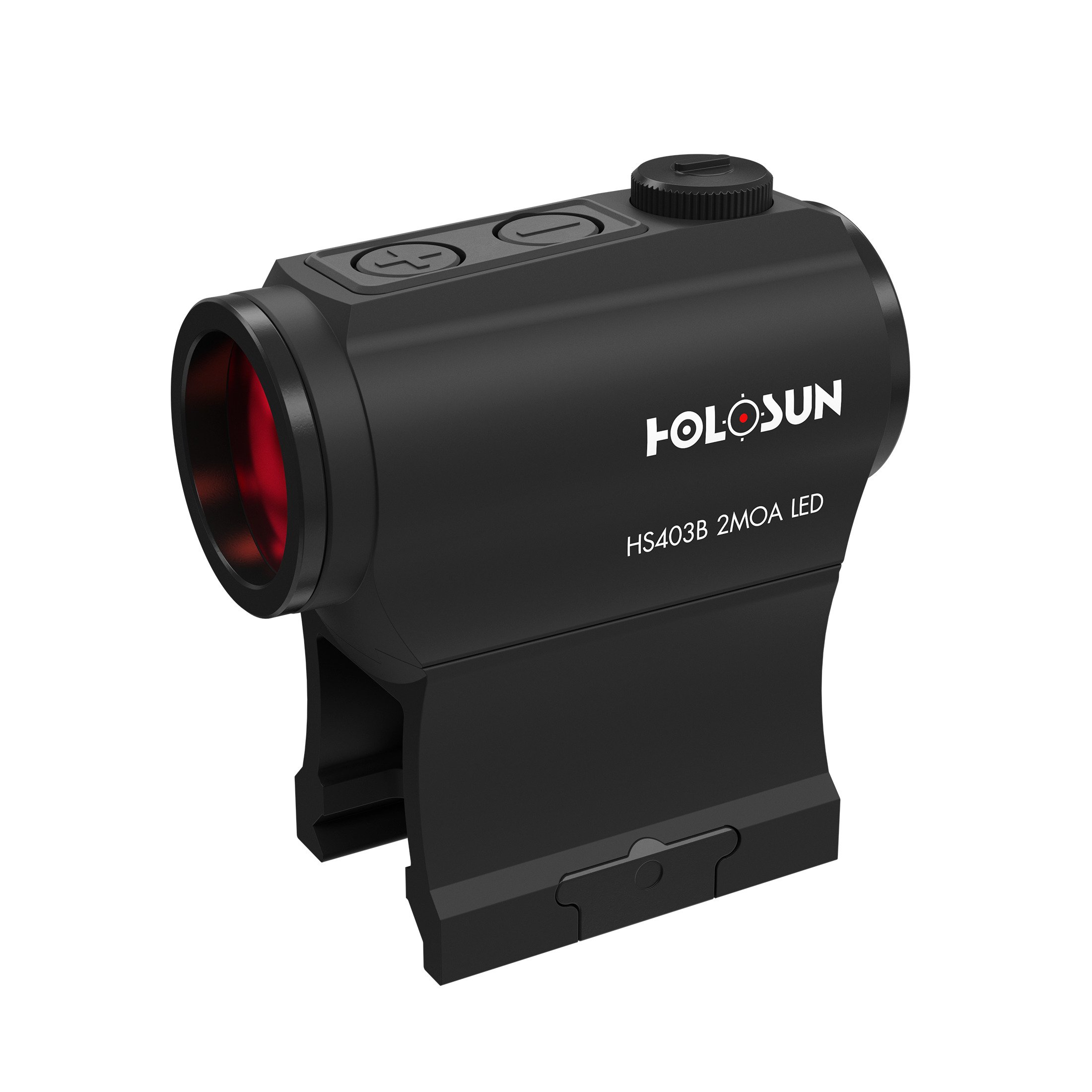 Holosun HS403B Microdot Red Dot Sight with 2MOA Dot Reticle, Black, Picatinny Rail, Red Dot Sight