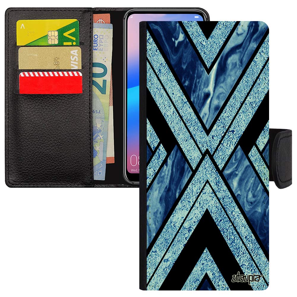Coque Galaxy Note 20 Ultra motif granite coloré, matière effet cuir géométrique - 2