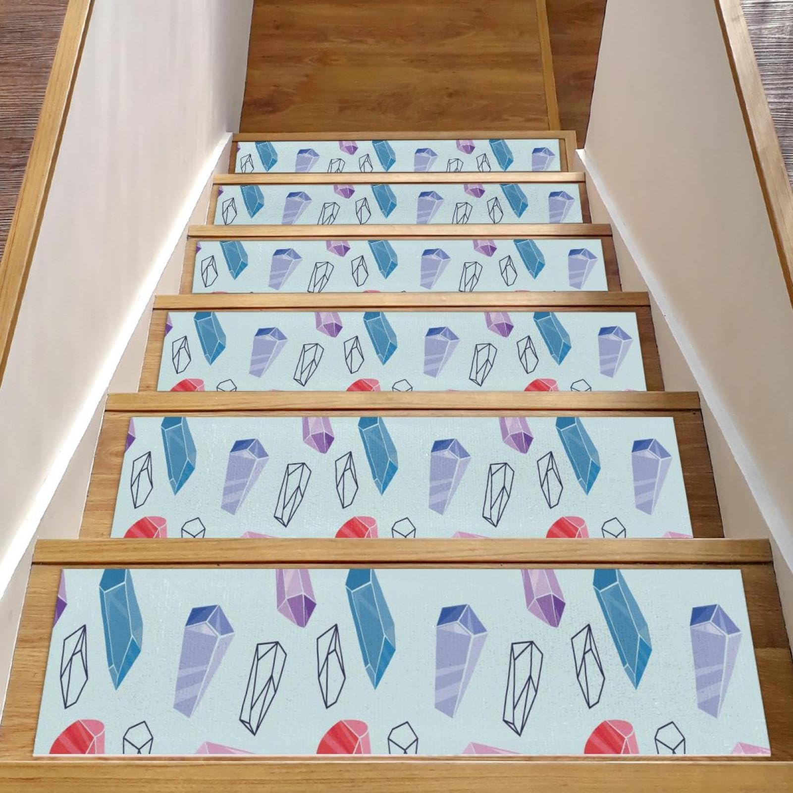 Alfombrillas para 15 peldaños de escalera ideales para proteger a niños y ancianos