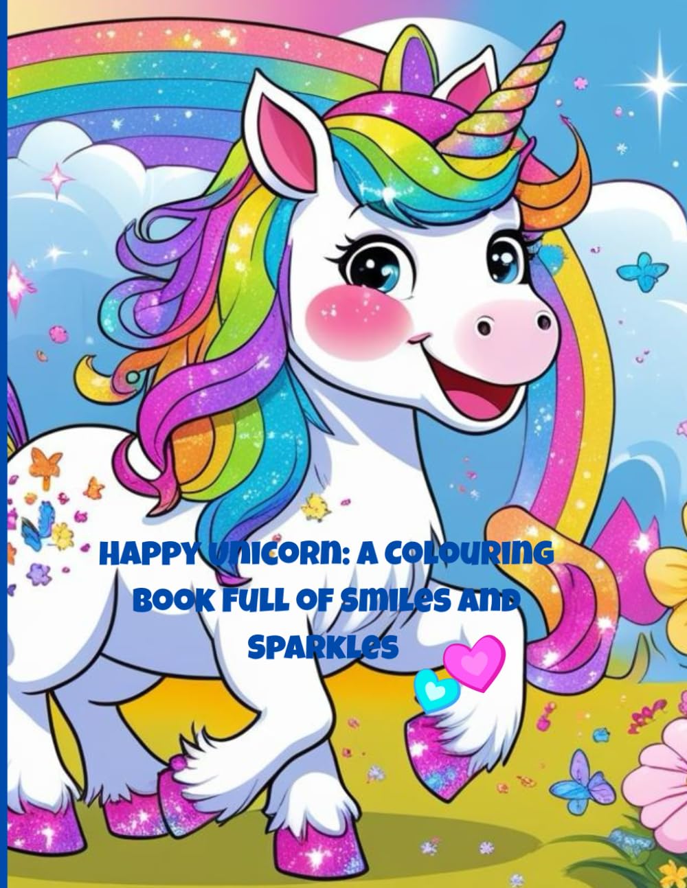 Happy Unicorn: A Colouring Book Full of Smiles and Sparkles