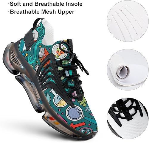 Miniatura 5 de Physics Biochemistry Science Men's Running Shoes Fashion Walking Sneakers Lightweight Casual Sports Shoes for Women