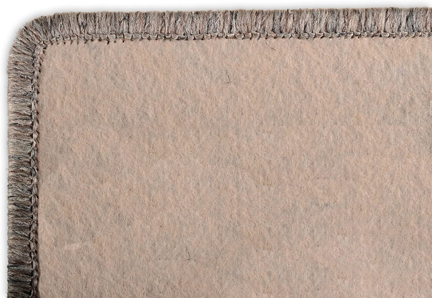 casa pura Teppich Läufer für Küche, Flur & Wohnraum - Teppichläufer auf Maß in Sisal Optik - Meterware - Flurteppich - Küchenläufer - Wohnzimmer Teppich (Kalkuta, Taupe, 80x400cm (BxL))