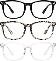 Vista 9 de MEETSUN - Gafas de bloqueo de luz azul, antifatiga ocular, para el dolor de cabeza (mejor sueño), lentes de lectura para computadora UV400