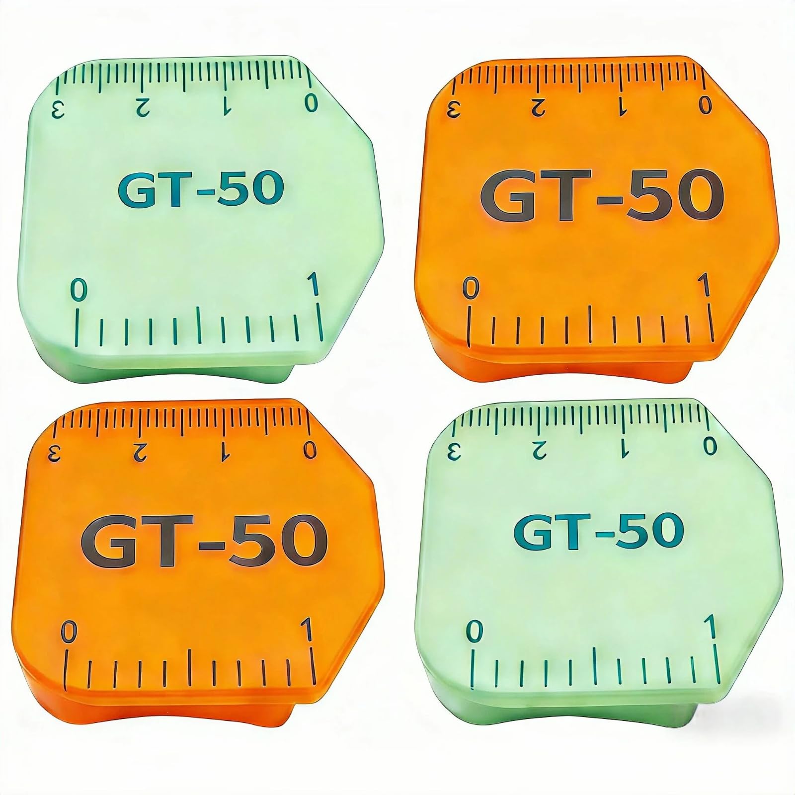 4 PCS Magnetic Seam Guide for Sewing Machine,Multifunctional Polygonal Hemmer Guide with Scale,Universal Sewing Quilting Supplies Accessories Tools