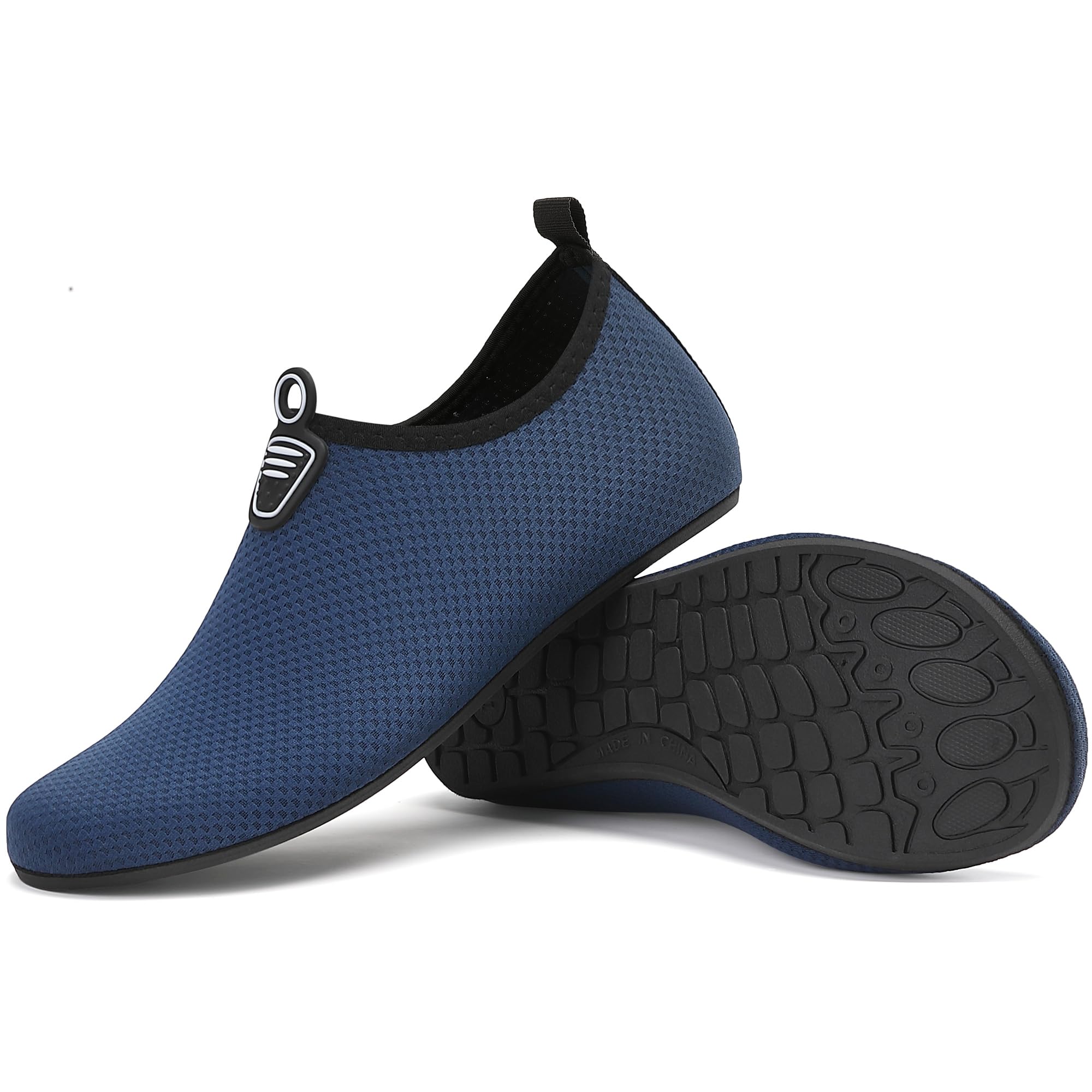 BARFULKER Zapatillas para el Agua Escarpines Mujer Hombre Escarpines Buceo Zapatillas Acuaticas Zapatillas de Aventura Acuática Secado Rápido Antideslizante Calzado de Surf Swim Yoga.Tamaño 34-47.