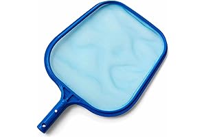 ATIE Professional Fine Mesh Leaf Skimmer Net for In-Ground and Above-Ground Pools,...