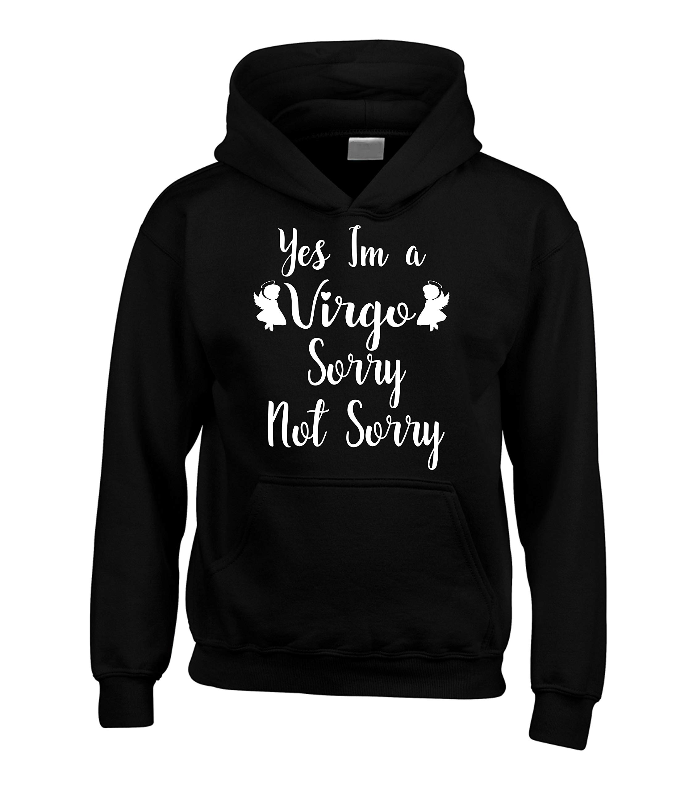 Sweat à capuche Virgo Edward Sinclair noir unisexe 12-13 ans - 2