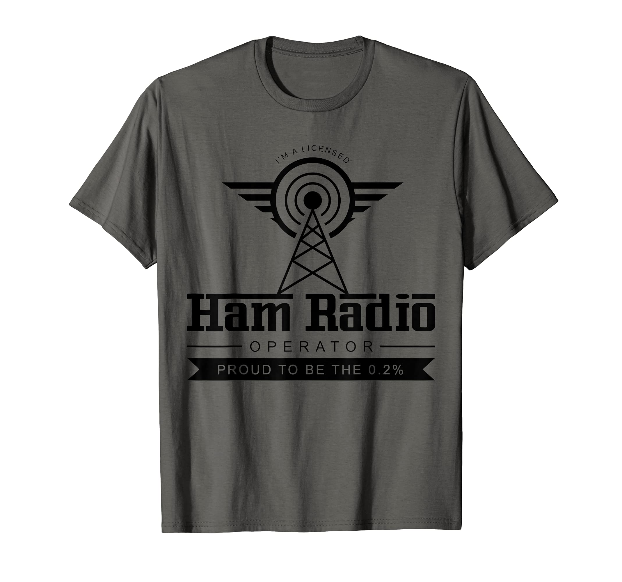 Licensed Ham Radio User DesignsRadio Amateur Ham Radio Operator | Administrator Gift T-ShirtOEKO-TEX STANDARD 100