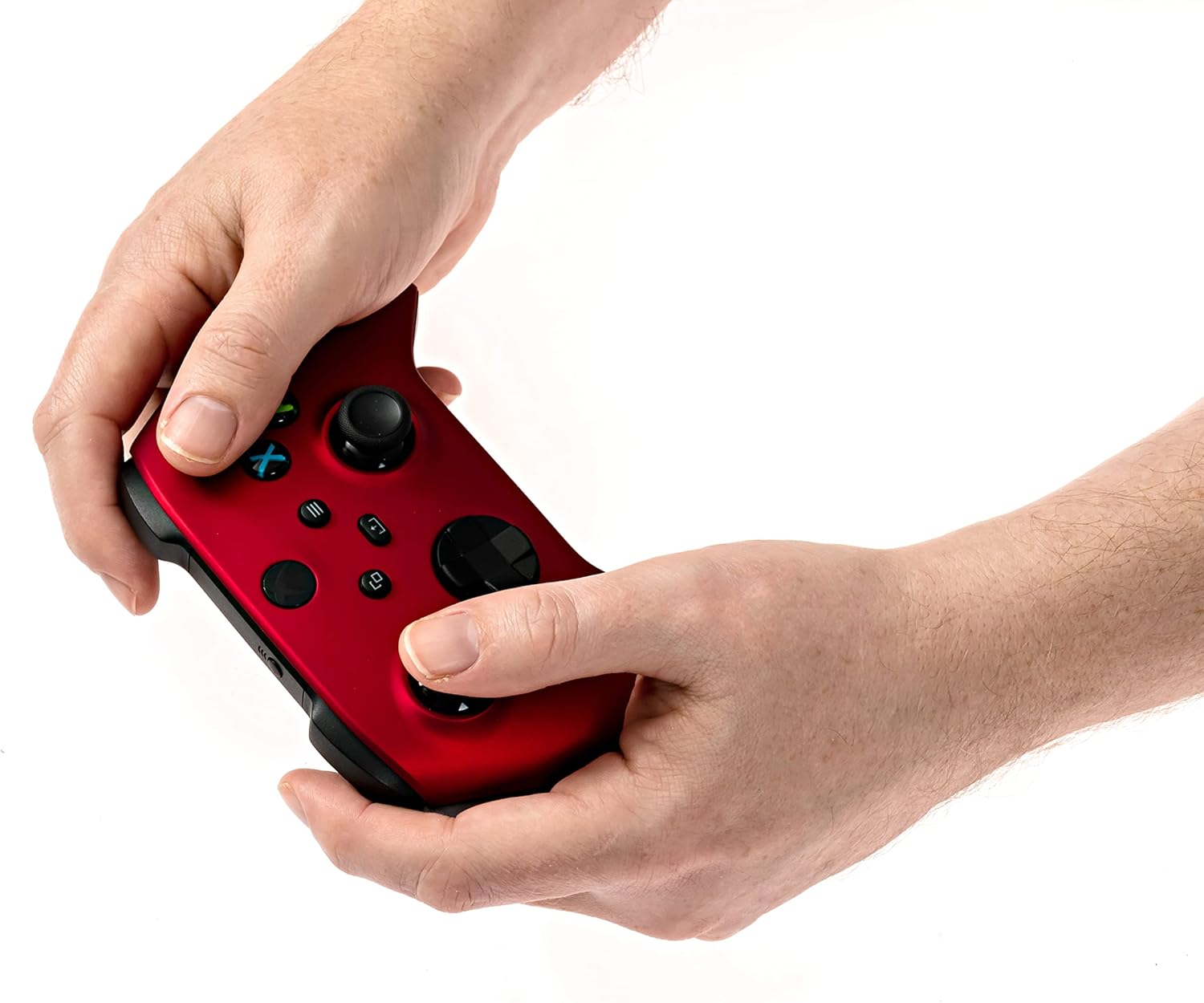 Xbox One Series X S Custom Soft Touch Controller - Soft Touch Feel, Added Grip, Metallic Red Color - Compatible with Xbox One, Series X, Series S : Everything Else