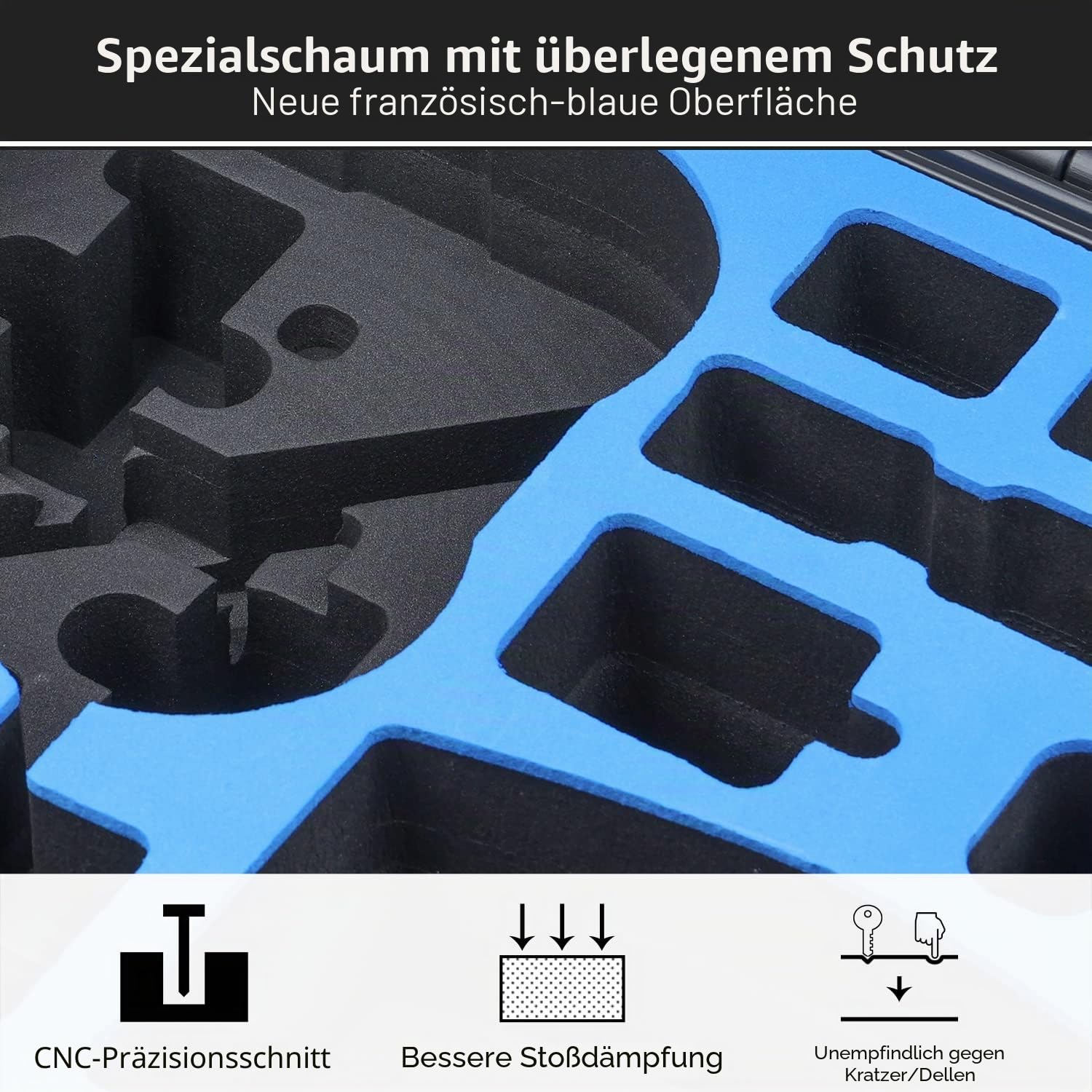 Lykus Titan AT110 Wasserdicht Tasche Koffer Case für DJI Avata, Goggles 2 und FPV-Fernsteuerung, unterstützt bis zu 9 Avata-Akkus und 3 Goggles-Akkus [NUR Koffer]