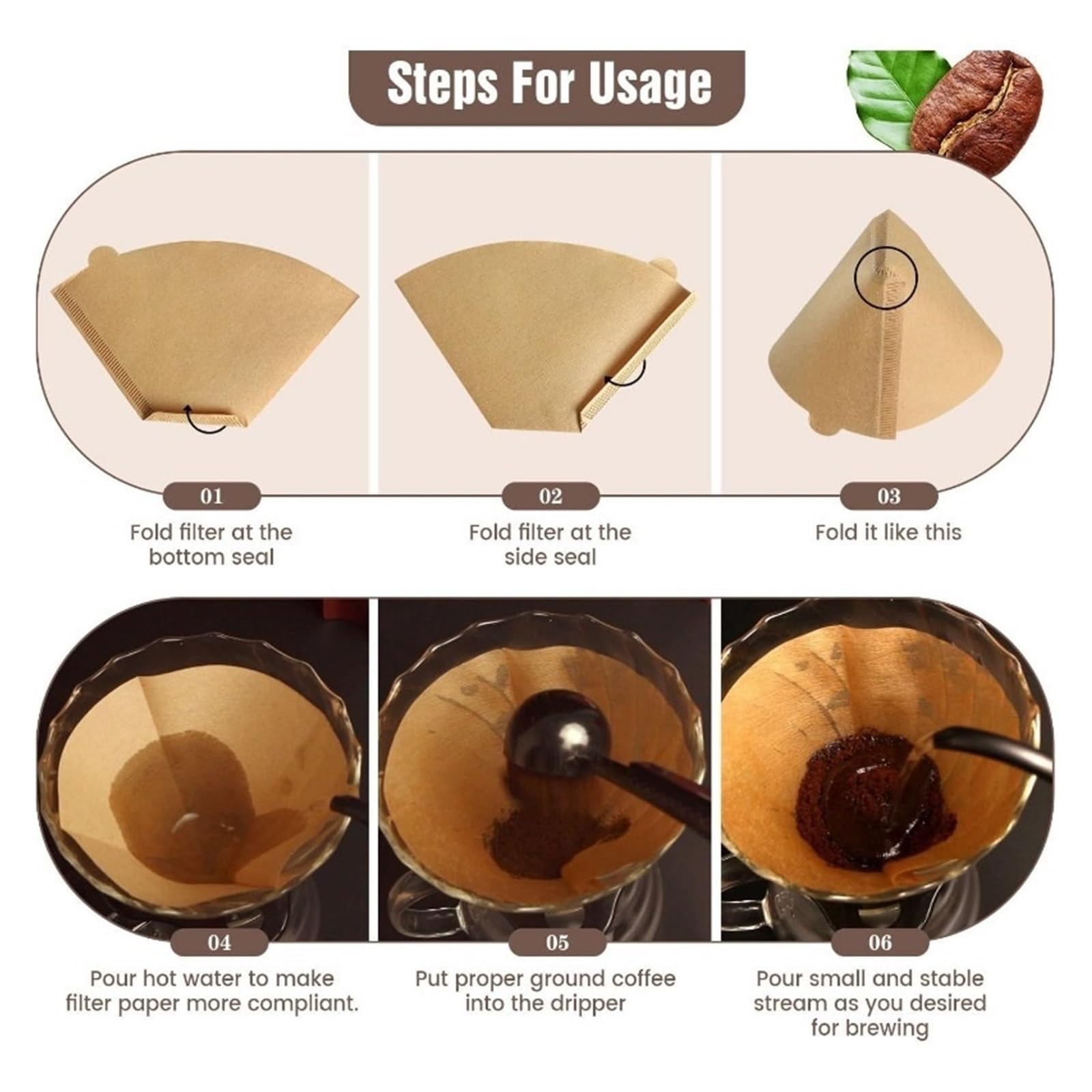 Carta Filtro for Macchine Da Caffè
