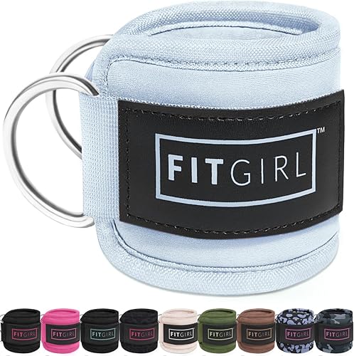 Miniatura 11 de FITGIRL - Correa de tobillo para máquinas de ejercicio con cable, accesorio de puño de entrenamiento para el hogar y el gimnasio, entrenamientos de