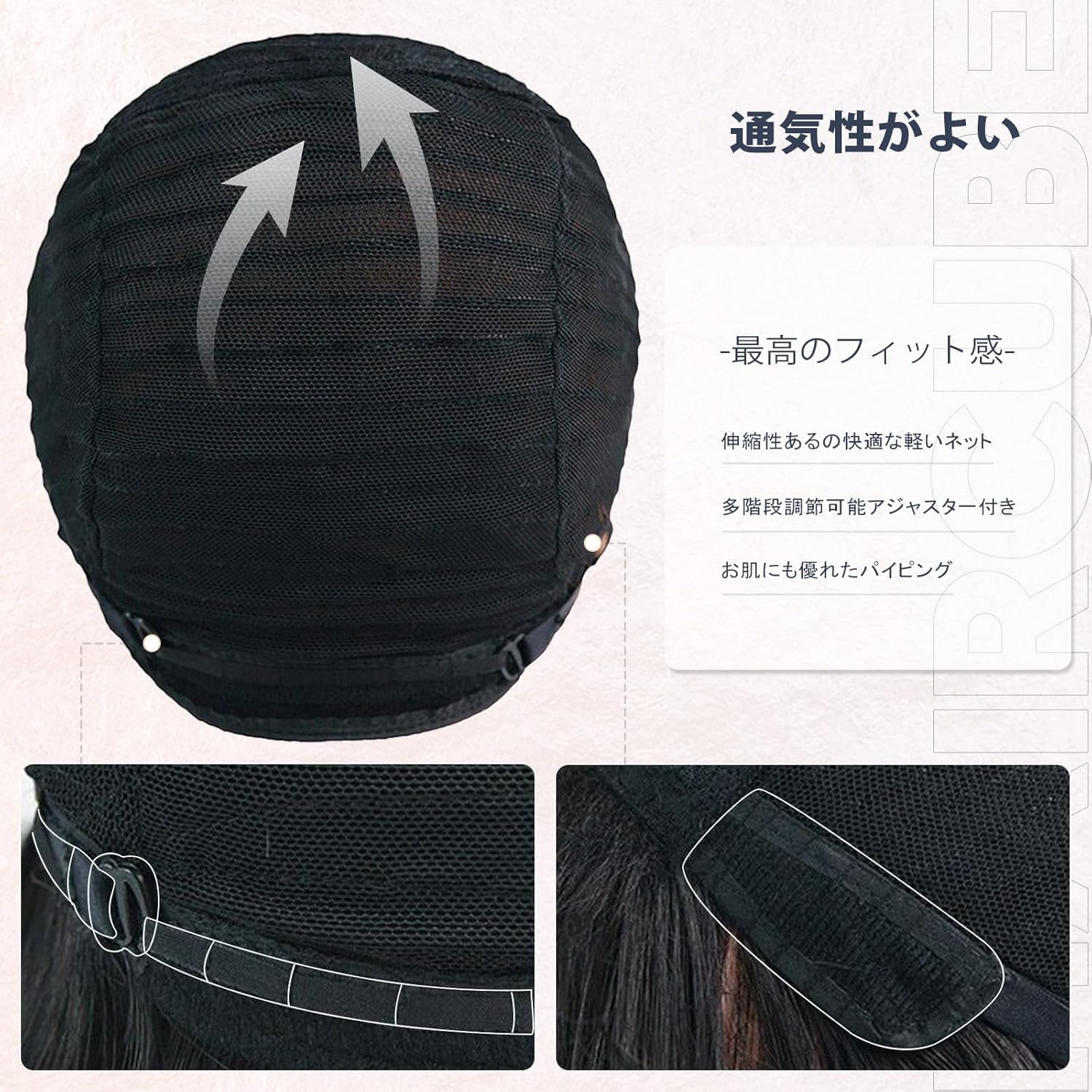 Amazon.co.jp: HAIRCUBE フルウィッグ 人毛ミックス セミロング パーマ