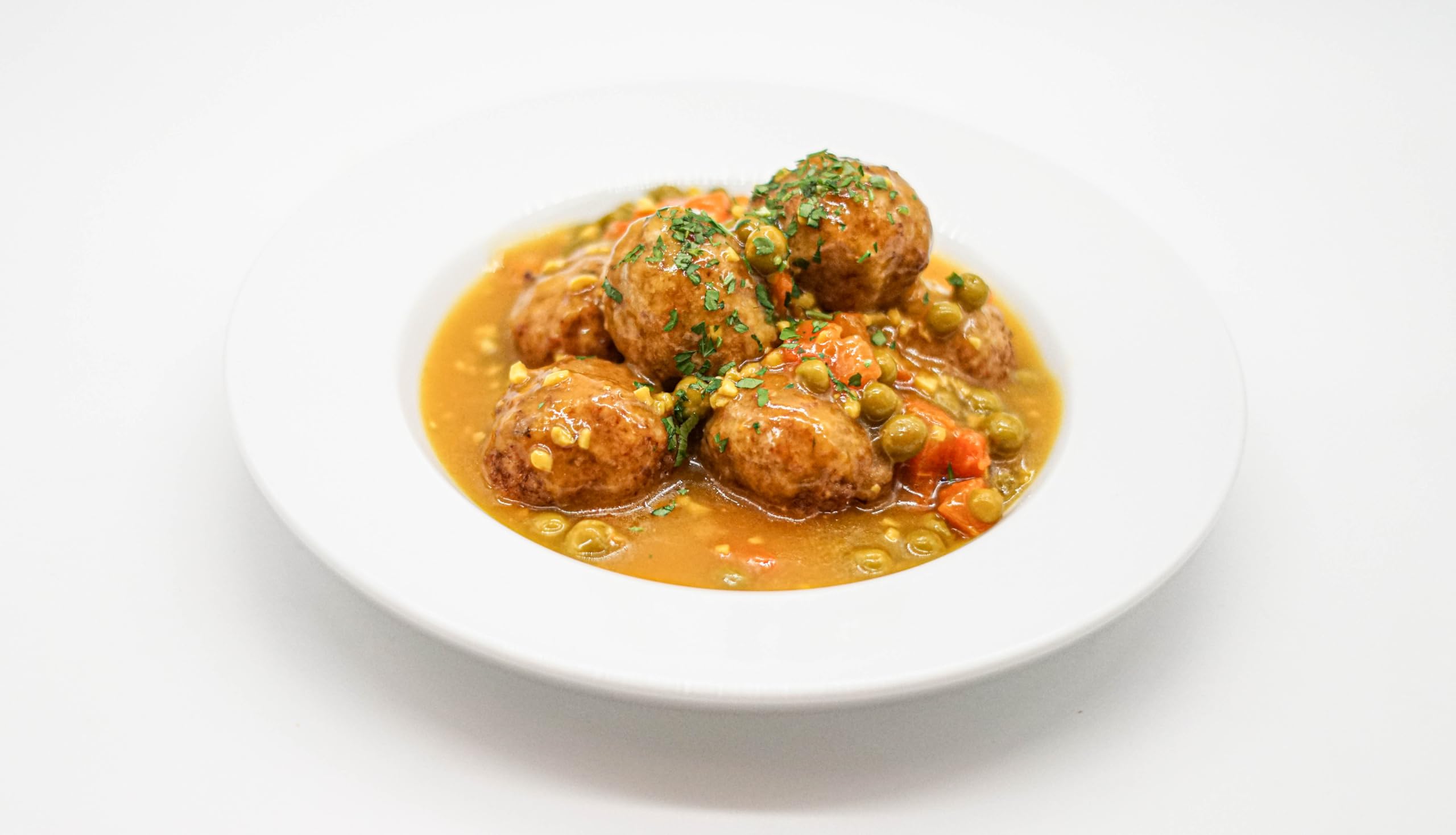 Sertina Albóndigas de pollo a la madrileña, pack de 6 x 350g - comida gourmet lista para comer con ingredientes naturales, sin conservantes, como si fuera casera