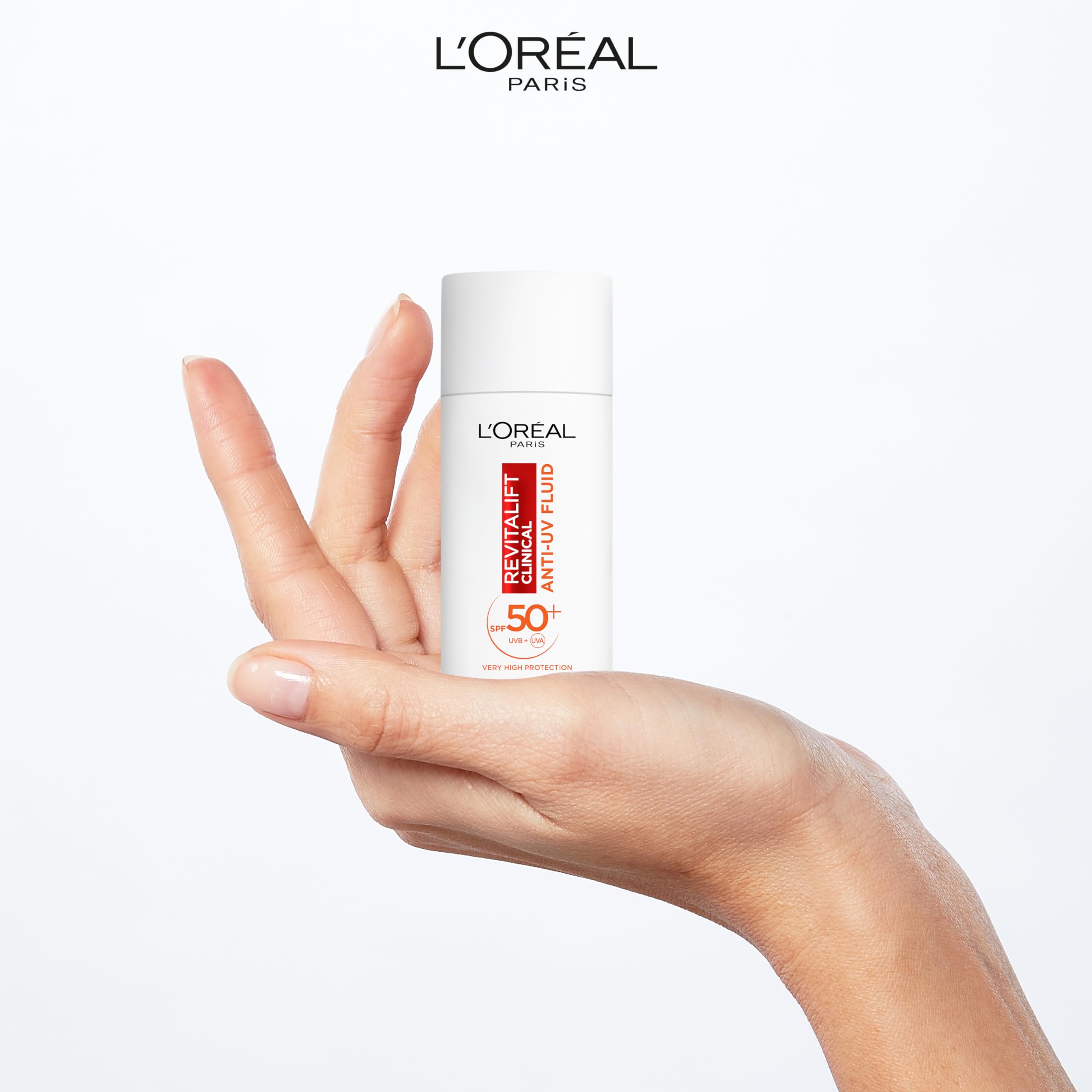 L'Oréal Paris Revitalift Clinical Rozświetlający UV fluid SPF50+ z witaminą C*, 50 ml