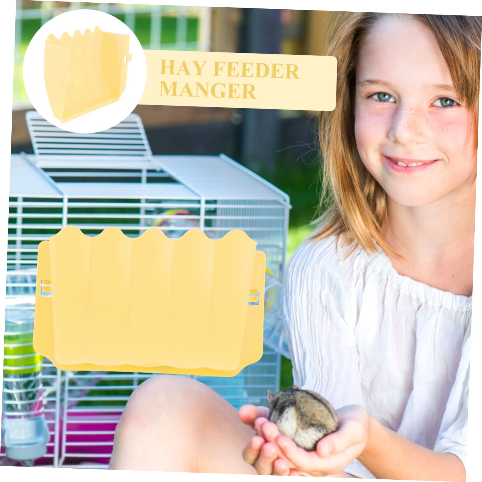 DOITOOL 4pièces Bac De Nourriture pour Rongeurs Bol De Nourriture Résistant pour Hamsters Chinchillas Et Lapins Accessoire Pratique pour Cage Petits Animaux