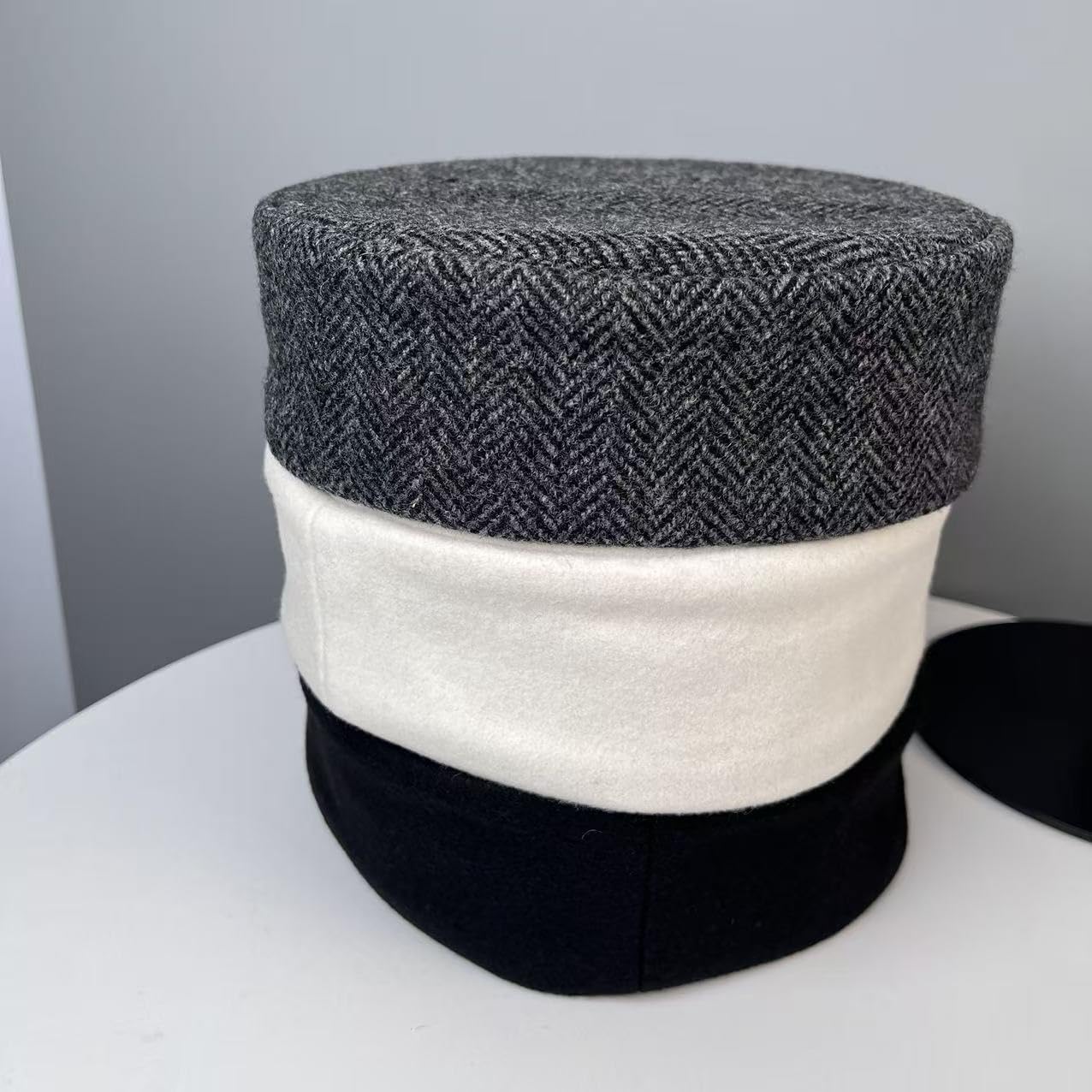 HIMESPORT S Wool Pillbox Hats for Women Ladies Elegant Wedding Formal Church Tea Party Cocktail Hat