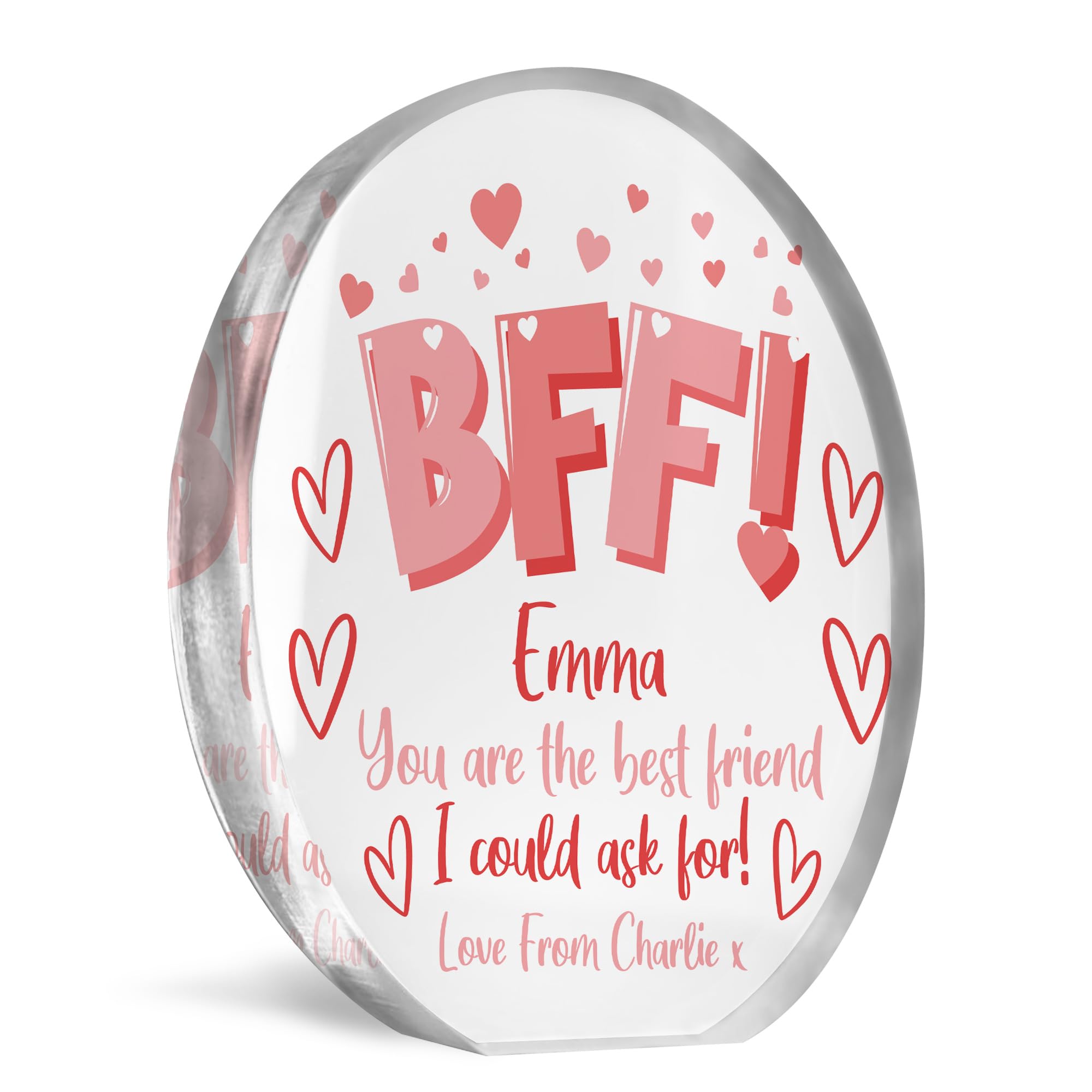 Red Ocean Gift For BFF, BFF Gifts, Personalised Gift For Best Friend, Friendship Gifts, Gift For Her, Gift For Women, Best Friend Birthday Gift, Best Friend Christmas, Thank You Gift