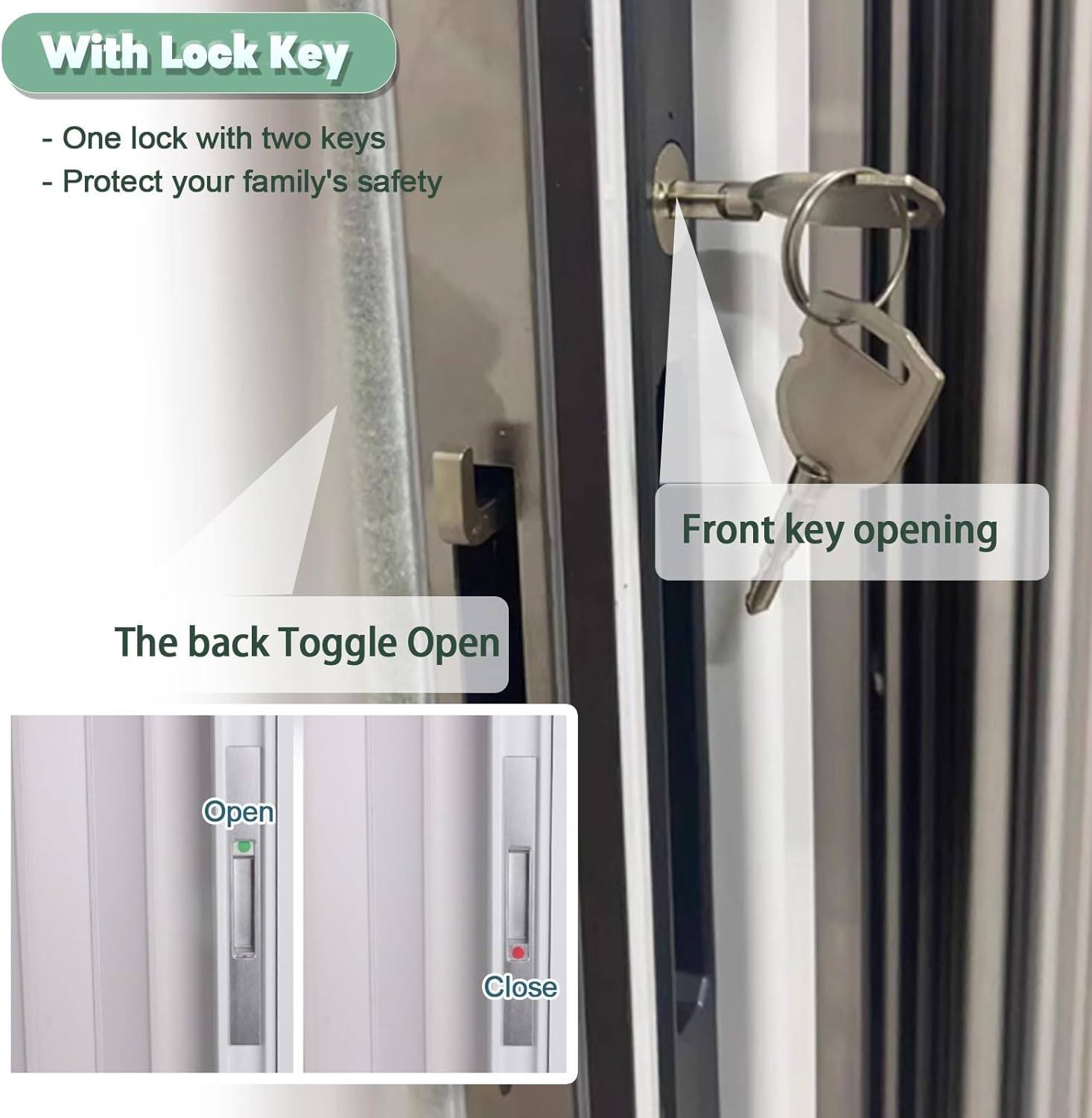 Transparent Acrylic Aluminum Folding Sliding Door for Interior Hallways, 68.5x203cm, Energy Efficient, Stylish Design, Black Frame, Ideal for Home & Office Spaces.