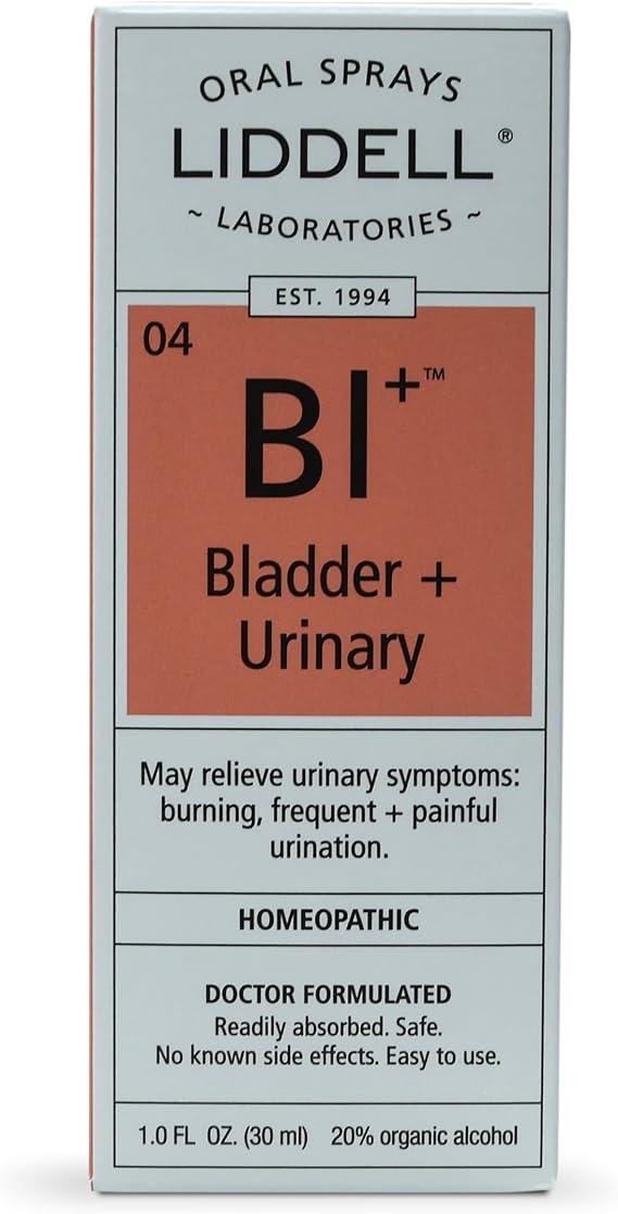 Liddell Homeopathic Bladder and Urinary Spray, 1 Fluid Ounce