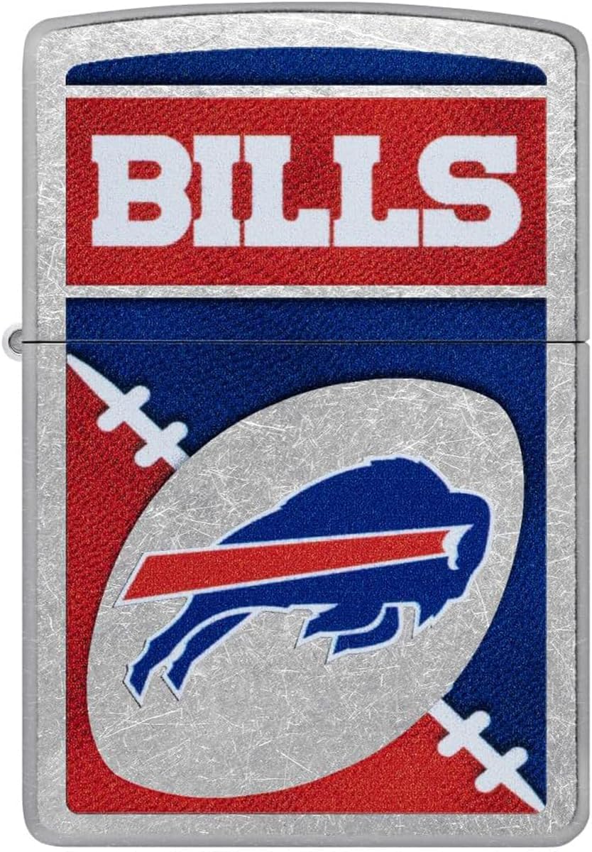 Personalized Zippo Latest Style Lighter NFL - Free Laser Engraving (Bills)