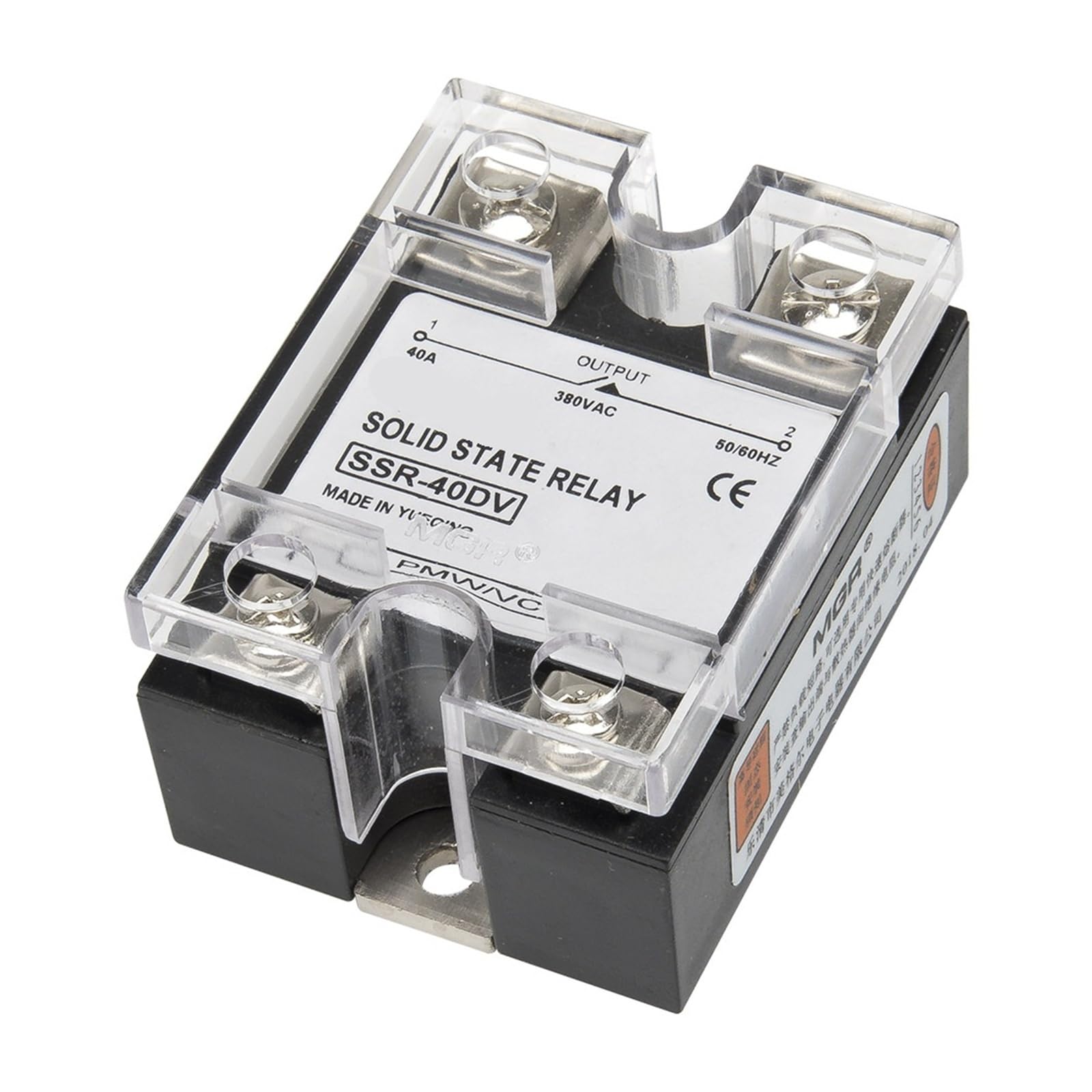 Régulateur de tension SSR-40DV 40A pour stabiliser le chauffage de four - 4