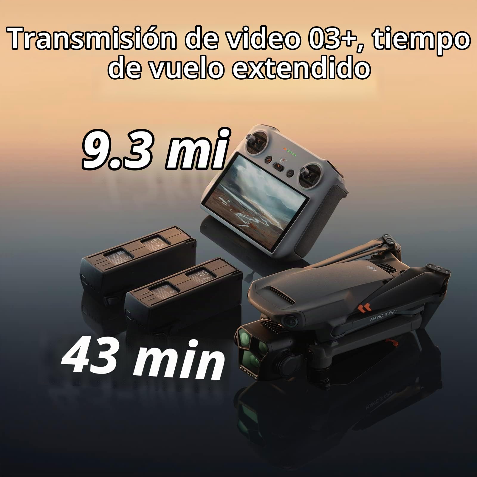 Amazon.com: DJI Mavic 3 Pro Fly More Combo con DJI RC, dron