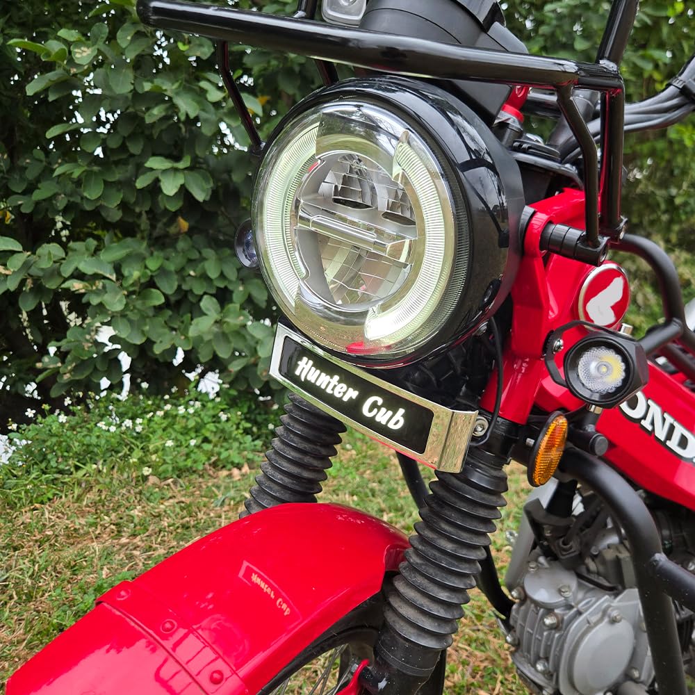 Hunter Cub LEDエンブレムライト CT125 JA55 JA65 Amazon | Hunter Cub LOGO LED DRL デイタイムランニングライト 対応