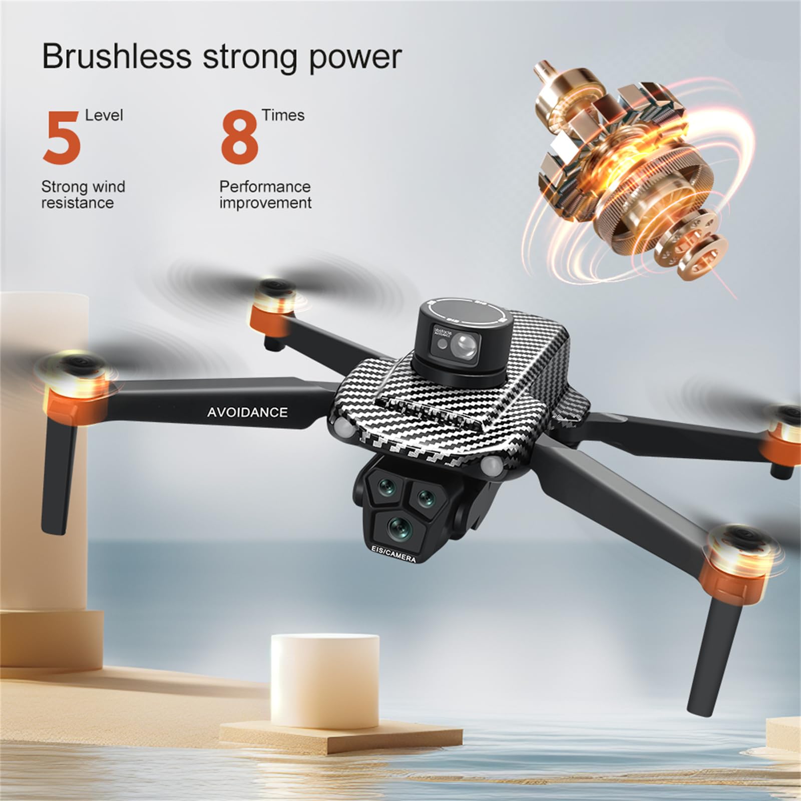 Dron sin escobillas u99max Pantalla 4,5 Pulgadas