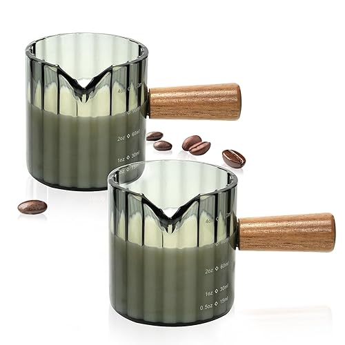 Espresso Cups Set of 2, 4 OZ Espresso Shot Glasses