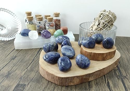 Miniatura 5 de MAIBAOTA Cristales a granel, cristales pulidos naturales, piedras de cristal, piedras preciosas naturales, relleno de jarrón, piedras decorativas,