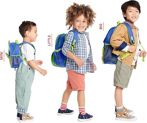 Miniatura 5 de Skip Hop - Mochila para jardín de infantes, colección Zoo, para niños grandes de 3 a 4 años, diseño de dinosaurio