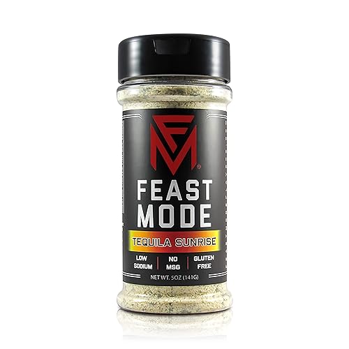 Miniatura 1 de Tequila Sunrise - Feast Mode Flavors - Bajo en sodio, sin MSG, sin gluten, todo natural, condimento para preparación de comidas, saludable, naranja