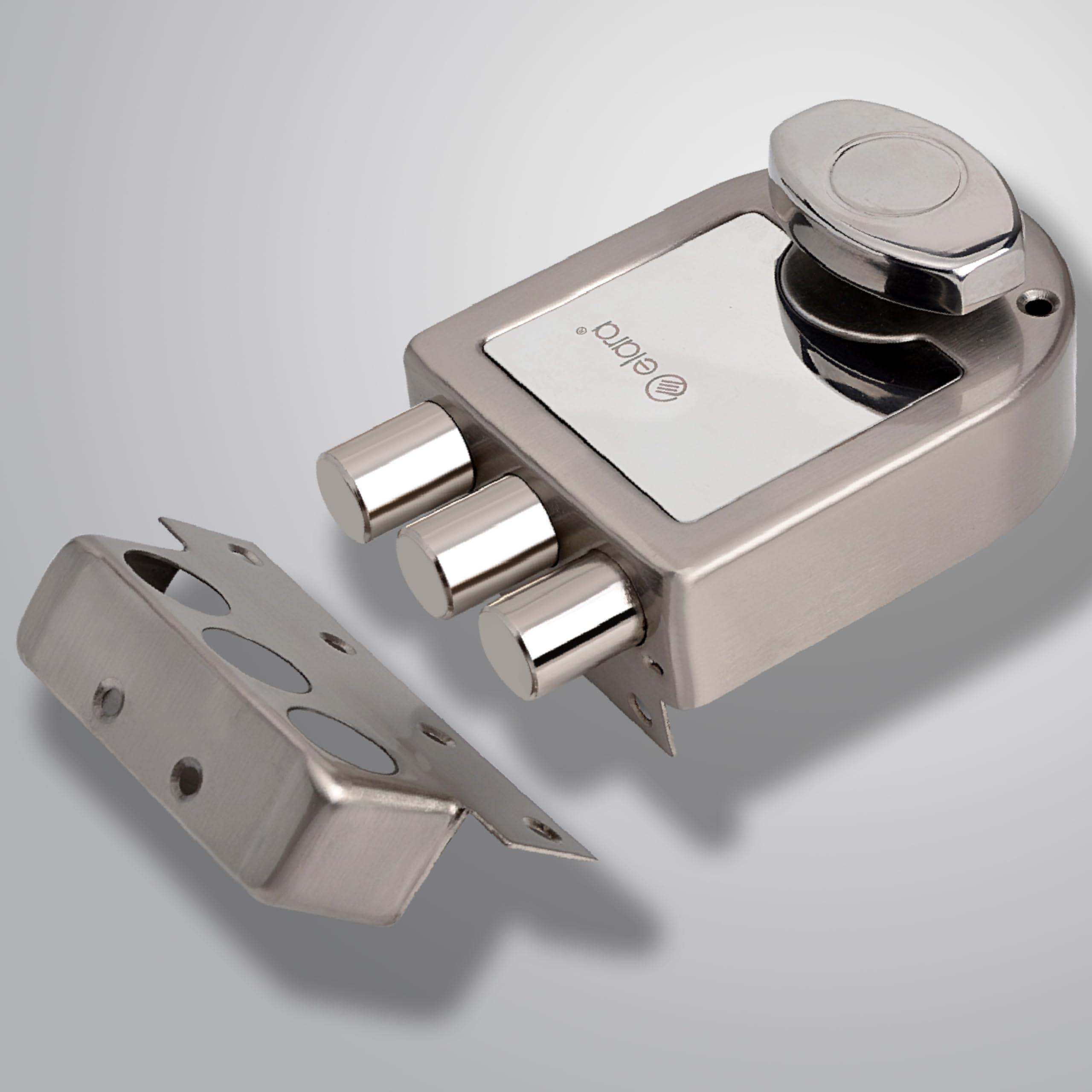 Elara Tribolt 1CK Deadbolt for Main Door, Suitable for Wooden Doors, Inside Opening Wooden Door Lock with 4 Reversible Brass Keys (SS Finish, EDL-11, Tri Bolt, Ultra Key) (B0D4TQCQCM) Amazon Price History, Amazon Price Tracker