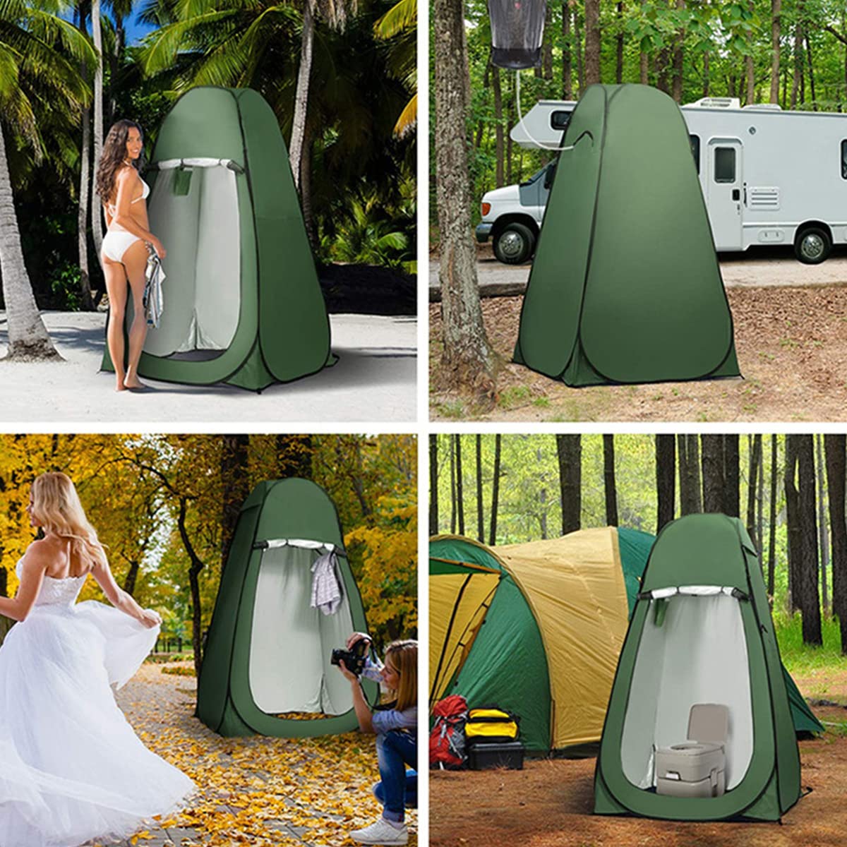 Pop-Up-Duschzelt, tragbar, für den Außenbereich, Sonnenschutz, Camping-Toilette, Umkleidezimmer