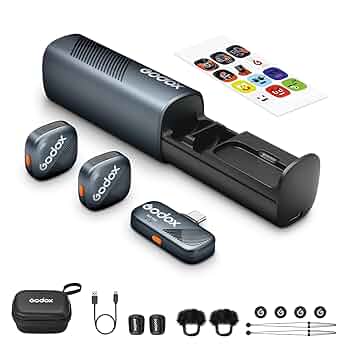 GODOX Cube-SC Kit2 2.4G Wireless Microphone Compatible with
