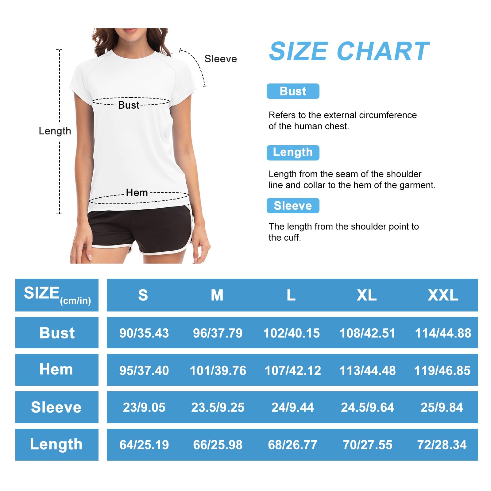 MEETWEE kurz & Lang Damen Surf Shirt Rash Guard UV Shirts Schwimmen Tankini UPF 50+ Kurzarm Badeshirt Bademode Shirt