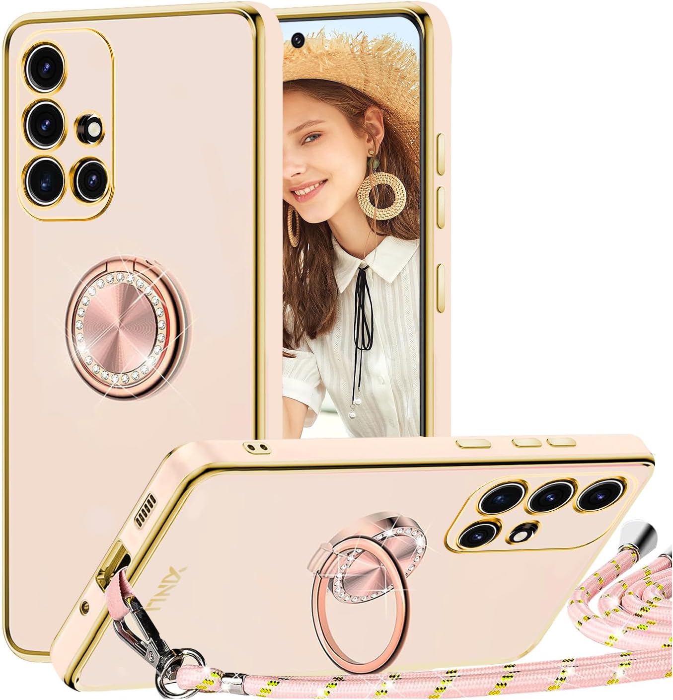 Samsung Galaxy A51 Hülle Mit Band Handykette für Samsung Galaxy A51 Hülle mit Band, Handyhülle mit 360