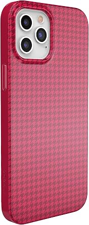 Casely iPhone 11 Pro Max Case | Best Dressed | Red Houndstooth | Classic Ultra Slim Design