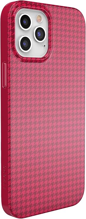 Casely iPhone 11 Pro Max Case | Best Dressed | Red Houndstooth | Classic Ultra Slim Design