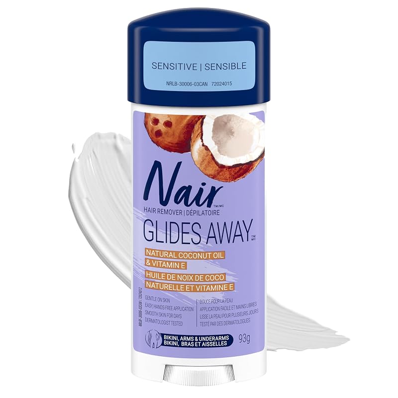 Nair Creme depilatório Sensitive Formula Glide On, 94 g