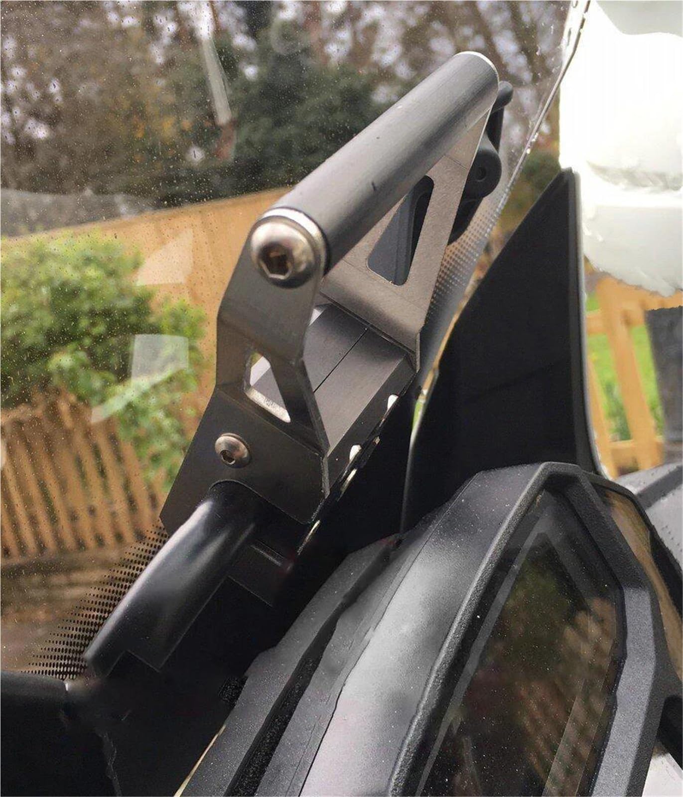 Soporte para GPS Soporte para Teléfono Móvil Motocicleta con Placa Navegación GPS para H&Onda Africa Twin CRF1000L 2018-2021, Adaptador Barra Transversal Barra Soporte