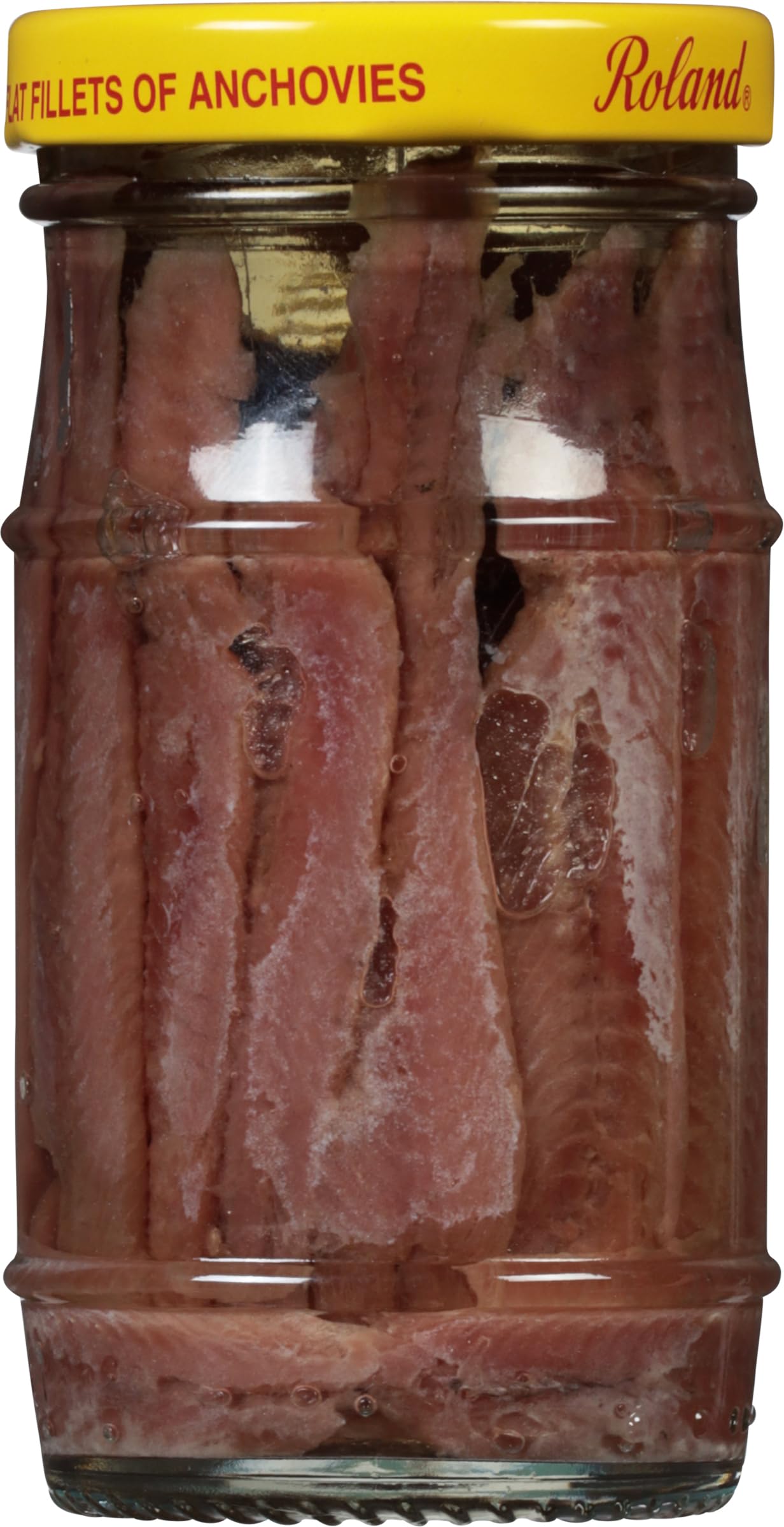 Roland Foods Flat Fillets of Anchovies in Olive Oil, Specialty Imported Food, 4.23 Ounce Jar, Pack of 6