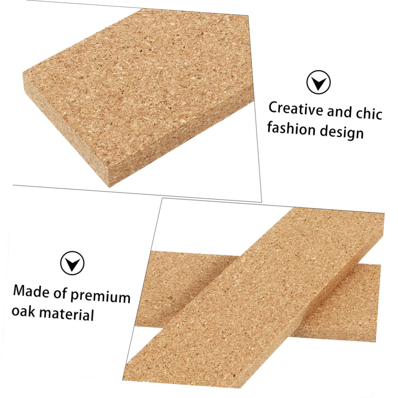 STOBOK 2er-Set Selbstklebende Korkstreifen – 30x5x1,2 Cm, Holzfarben, Für Pinnwände, Memos, Fotos, Büro, Zuhause, Klassenzimmer